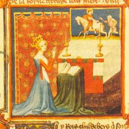 Clotilde invoquant Saint Martin (XVe siècle)