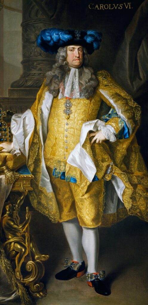 L'empereur Charles VI d'Autriche, par Johann Gottfried Auerbach (1735)