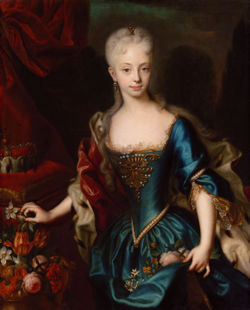 Marie-Thérèse d'Autriche, par Andreas Moeller (1727)